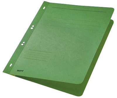 50 X LEITZ Ösenhefter 1/1-Vorderdeck. grün 3742-00-55