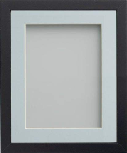 Frame Company Allington Black 20x16 Frame with Light Blue Mount for 15x10