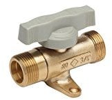 Robinet gaz double mâle 20x27 gaz naturel en sachet 42917015