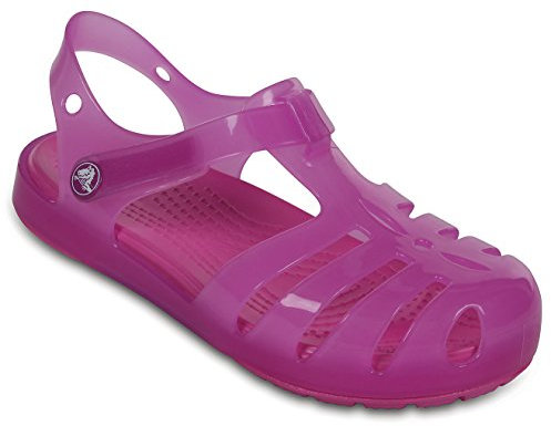 Crocs Isabella, Sandali Flip-Flop Bambina, Rosa (Wild Orchid), 22-23 EU
