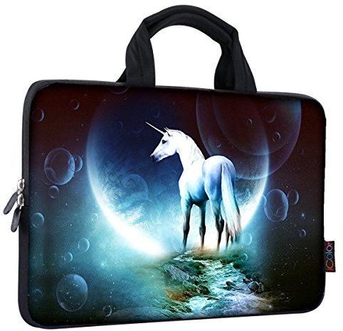 iColor 11 11.6 12 12.1 12.5 inch Laptop Carrying Bag Chromebook Case Notebook Ultrabook Bag Tablet Travel Cover Neoprene Sleeve for Apple MacBook Air Samsung Google Acer HP DELL Lenovo Asus ICB12-03
