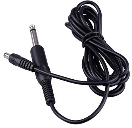 LETAOSK Pour EZ Pen Type Tatouage Machine Gun Liner Shader Alimentation Alimentation Connexion DC RCA Jack Câble Clip Cordon 1.9M