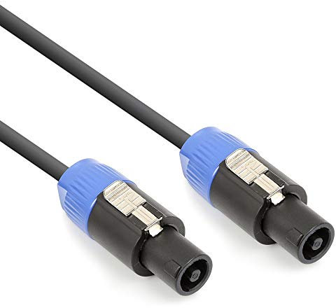 VONYX CX302-10 Speaker Cable 10m NL2 to NL2, Durable Heavy Duty Professional Audio Leads, Reliable Performance for DJs, Musicians, Live Sound and PA Systems