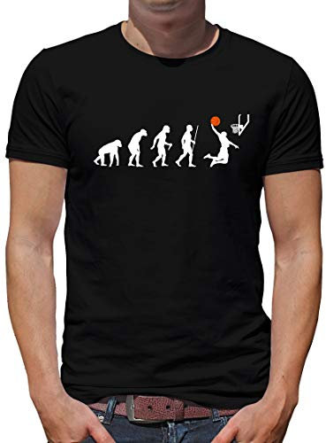 TShirt-People Evolution Basketball T-Shirt Herren Jordan Dirk Sport Fun M Schwarz