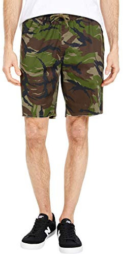 RVCA Herren Weekend Elastic Lssige Shorts, Camouflage, Klein