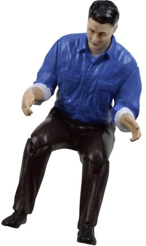 Carson Fahrzeug 1:14 John, LKW Zubehör, Fahrerfigur,Modellzubehör,Modellbau, 500907426, M, Schwarz