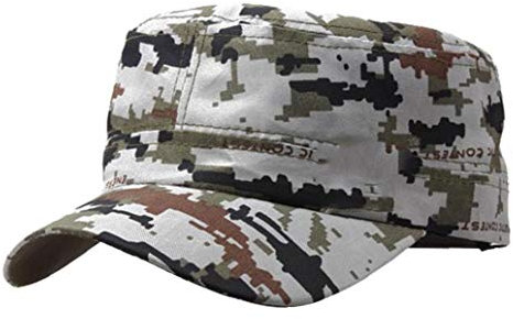 Military Hat Cadet Army Cap Armee Camo Flat Top Verstellbare Baseballmütze