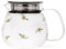 Caraffa per Acqua refrigerante Alto brocca di vetro borosilicato con coperchio del filtro carino acqua fredda Brocca piccola teiera per succo, latte, bevande calde e fredde (16,5 once) Caraffa Acqua