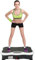 Fitness Platte Vibrationstrainer, für den Büro-Wohnzimmer, Multi-Funktions mit Bluetooth und USB,Vibrationsplatte Body-Shaper der Eignungs-Ausrüstung (Schwarz+Weiß)