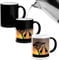 Personalised Magic Mug, Color Changing Black Heat Activated 11oz Customised Gift Tea Coffee Mug with Your Own Photo Logo Text Hidden Message - Gift for Valentines Birthday Anniversaries Any Occasions