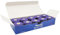 G-Lueck 10er Set Tennis Griffband (sehr griffig) | 0,50-0,60mm Stärke | Overgrip für Squash Badminton Schläger & Kicker inkl. selbstklebendes Abschlußband | Anti-Rutsch (Violett)