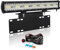 Willpower 20 Zoll 51CM 420W Led Arbeitsscheinwerfer Bar + Kennzeichenhalter + Kabelbaum Led Scheinwerfer 12V 24V Flutlicht Spot für Offroad Auto Traktor Zusatzscheinwerfer Rückfahrscheinwerfer