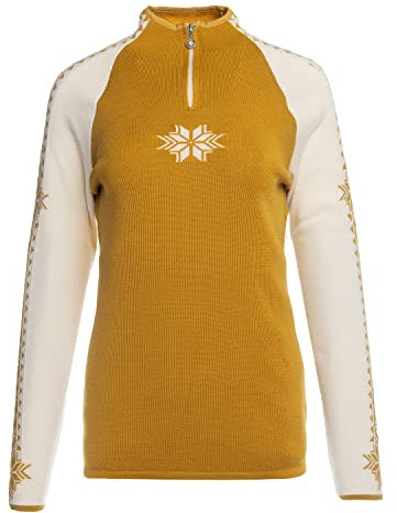 Dale of Norway Geilo Sweater Women Größe L mustard