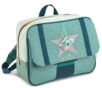 LILLIPUTIENS - Cartable Magic Joe - Sac à Dos Enfant en Polyester recyclé avec Bande réfléchissante, Compartiment A4, Poche Gourde - Confortable et sécurisé pour la Maternelle - dès 2 Ans - 84458