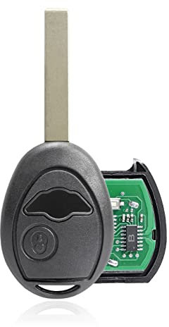 433MHZ 2 pulsanti Smart Car Key Fob per BMW Mini Cooper R50 R53 M-INI Cooper S One CL Clubman telecomando 2001-2005 ID73 (7930AS) chip lama non tagliata