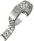 HAODEE 21 mm T120 massive Edelstahl-Uhrenarmbänder für Tissot T120407 Uhrenteile Zubehör Armband Herren-Uhrenarmband (Farbe: Silber, Größe: 21 mm T)