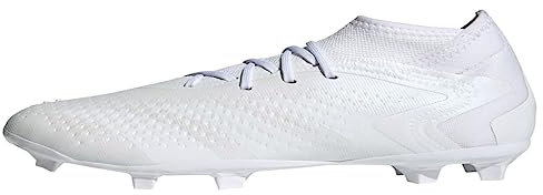 adidas Predator Accuracy.3 Firm Ground Boots, Football Shoes Unisex Children, EU, White, White, Black, 23.5 cm