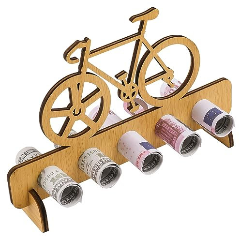 Fahrrad Geldgeschenk Holz, Originelle Fahrrad Deko Geldgeschenk, Kreatives Fahrrad Geschenk Zum Geburtstag, Geldgeschenk Fahrrad, Geschenke für Radfahrer, Freunde, Familie, Liebhaber