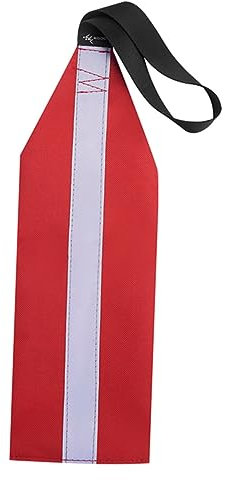 BESPORTBLE 1pc Kayak Safety Flag Towing Flag Reflective Strips Outdoor Accessory for Kayak Canoe Boat Dinghy Yacht Essential Warning Sign for