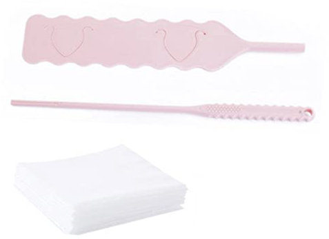 minkissy Ergonomic Dust Duster Long Handle Non-woven Flat Brush Shower Cleaner Replacement for Bathroom Kitchen