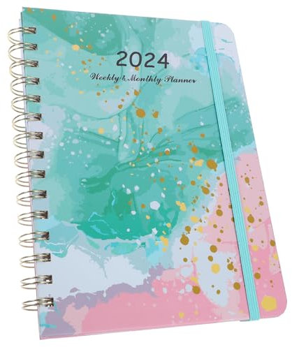 SEWACC Monatsplaner Kalenderbuch Multifunktions-planer-organizer Mit Notizbuch Schreibbuch Für Büro Schule Und Reisen Und Aluminiumlegierungen Kratzfest