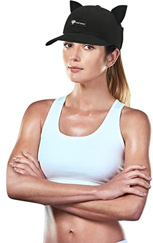Baseball Cap Damen Sommer Anime Cartoon Baseballmütze Einstellbar Buchstaben Stickerei Baseballmütze Niedliche Katzenohren Retro Harajuku Sonnenhut für Frauen Männer