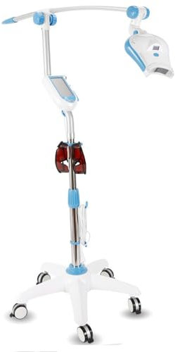 Teeth Whitening Bleach Lampe Zahnbleaching Licht Whitening Accelerator Gerät Einstellbare Dental Zahnweiß Werkzeuge mit Timer und LCD-Touchscreen