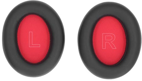 Professional Headphone Ear Cushions, Protein Leather Replacement Earpads for Anker Life Q10 / Life 2 NEO Headphones. (-2610240122312)