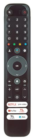 VINABTY RC833 GUB1 Sostituzione del telecomando vocale compatibile con TCL Smart TV 65C845 85C645 43C645 55C645 65C645 85C845