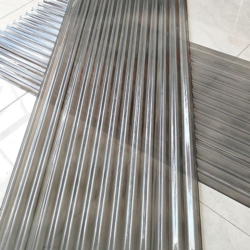 Lamiere Ondulate Pannelli da Tetto, in Fibra di Vetro da 1.5mm 5pcs, Coperture per Il Tetto di Resistenza All'Impatto Resistente alle Intemperi, Lastra for Tetto Facile(35 * 20in)