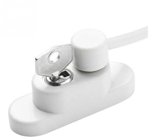 Cable de seguridad for ventana bloqueable, 19x6,5x4cm, restrictor de seguridad for puerta, ventana de habitación y limitador de seguridad de puertas con llave, 1 Uds.