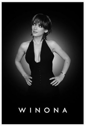 bnyesa Schauspielerin Winona Ryder Kunstposter, 15 Leinwand-Poster, Schlafzimmerdekoration, Landschaft, Büro, Raumdekoration, Geschenk, 30 x 45 cm