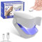 Nagelpilz Laser Gerät, 400 mAh Wiederaufladbares Nagelpilz Laser Behandlungsgerät, Nagelpilzentferner mit 460nm Blau Licht+910nm Infrarotlicht für Finger und Fußnägel (Weiß-01)