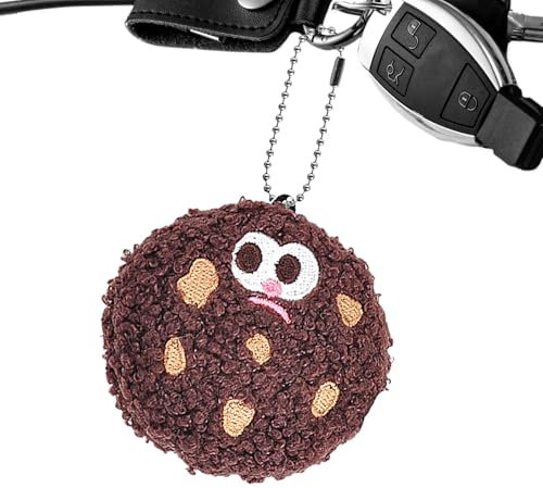 Keks-Plüsch-Schlüsselanhänger, Keks-Plüschtier | Simulation Cookie gefüllte Puppe - Mit Keksen gefüllter Plüsch-Schlüsselanhänger, mit Keksen gefüllte Simulationspuppe für Tasche, Geldbörse, Rucksack,