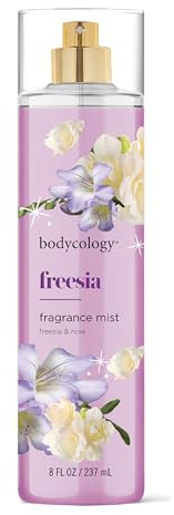 Bodycology Long-Lasting Fragrance Body Mist, Freesia, 8 fl oz