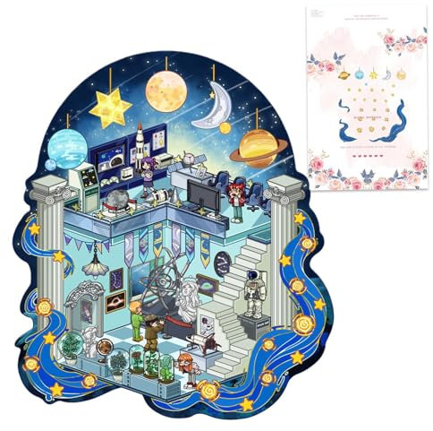 Miniatur-Sticker Für Bastelprojekte, Karikatur 3D Deko Aufkleber, Ästhetisches Journaling Bastelpapier-Zubehör für Scrapbook-Alben, Tagebücher & Tagesplaner