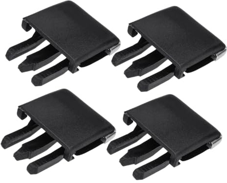 LOORGVEL 4 Pièces Clips de Ventilation pour Climatisation Kit pour Ajustement Tableau de Bord Installation Facile et Durable Accessoires de Réparation pour Voitures