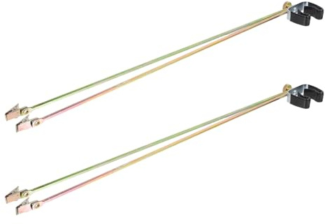 Supvox 2 Stück Flagpole Halterung Wetterfeste Fahnenmast Halterung mit Stabilem Ausleger für Innen und Außen Verstellbarer Flaggenhalter für Amerikanische Fahnen und Juneteenth