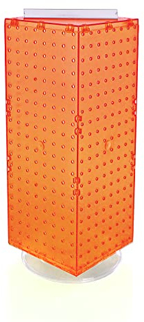 Azar 703385-ORG Panneau perforé emboîtable, 20,3 x 20,3 x 50,8 cm, orange