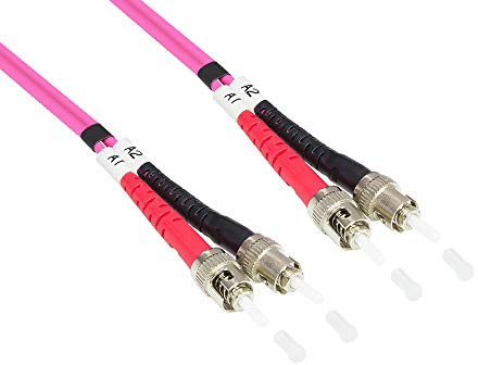 Patchkabel LWL Duplex OM4 (Multimode, 50/125) ST/ST, 5m, Good Connections®