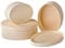 VBS Spanschachteln, oval, 3er-Set., 16,5x13x6cm, 15x11x5cm, 12x9x4,5cm