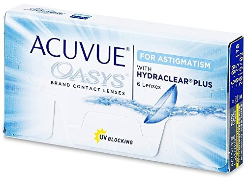 Johnson & Johnson Acuvue Oasys for Astigmatism (6 Stk.) (Dioptrien: -9.00 / Radius: 8.60 / Achse: 60 / Cylinder: -1.75 / Durchmesser: 14.50 / Farbe: )