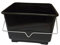 RC Paint Bucket, 2.5 Ltr, Black, Plastic, Rectangular, Half Gallon, Pack of 4