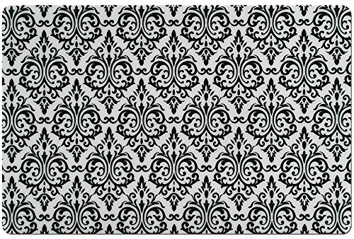 Zeller 26796 Platzset Vintage, Kunststoff, schwarz, ca. 43,5 x 28,5 cm