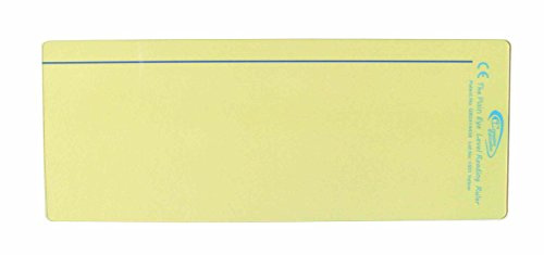 The Original Plain Window Reading Ruler Overlays - Yellow (Pack of 10) by Crossbow Education UK - Dyslexia Aids and Visual Stress Specialists