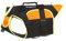 Julius-K9, IDC Multifunktionale Hundeweste 3in1, Größe: XL, Schwarz und UV Orange
