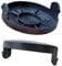 2x Spulendeckel Spulenabdeckung Haube für Elektro Rasentrimmer Gardenline, Einhell, King Craft, Top Craft, RT, GLR, GLT, KCR, TCR, GLR 450 451 452 453 454 455 456 457 458 459