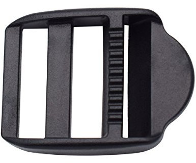 12 Pack 1 inch Plastic Ladder Slider Adjust Lock Buckles for Backpack Straps 25mm Webbing