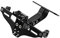 Universal Einstellbar CNC Aluminum Motorrad Kurzer Kennzeichenhalter Kurz Eliminator Halter mit Lizenz Licht für MT-01 MT-03 MT-07 MT-09 MT-10 Z650 Z800 Z1000 YBR 125 XJ6 XJR1300 R1 R3 Schwarz