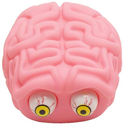 Lipeed Stress Ball, Creative Squeezing Gehirn Antistress Spielzeug Dekompression Spielzeug Soft Vent Spielzeug Stressabbau Spielzeug Lustige knifflige Geschenke Ich möchte Ihr Gehirn Spielzeug Essen